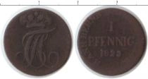 Продать Монеты Германия 1 пфенниг 1823 Медь