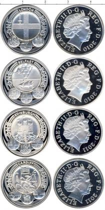 Продать Подарочные монеты Великобритания Серебряные фунты 2011 Серебро
