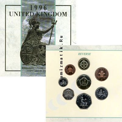Продать Подарочные монеты Великобритания Выпуск монет 1996 1996 