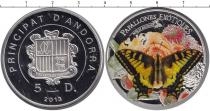 Продать Монеты Андорра 5 динерс 2013 Серебро