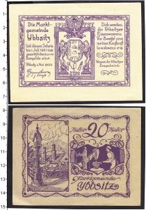 Продать Банкноты Веймарская республика 20 хеллеров 1920 