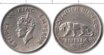 Продать Монеты Индия 1/4 анны 1947 Медно-никель