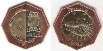 Продать Монеты Синт-Эстатиус 10 долларов 2013 Биметалл