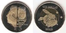 Продать Монеты Синт-Эстатиус 5 долларов 2013 Биметалл