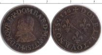 Продать Монеты Франция 2 денье 1576 Медь