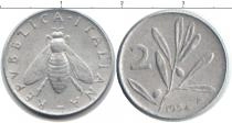 Продать Монеты Италия 2 сентесимо 1954 Алюминий