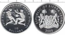 Продать Монеты Сьерра-Леоне 10 долларов 2009 Серебро