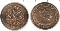 Продать Монеты Дания 10 крон 2005 
