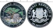 Продать Монеты Сомали 100 шиллингов 2012 Серебро