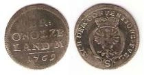 Продать Монеты Бранденбург-Ансбах 2 1/2 крейцера 1769 Серебро