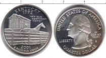 Продать Монеты  25 центов 2001 Серебро