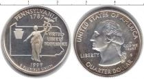 Продать Монеты США 25 центов 1999 Серебро