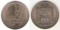 Продать Монеты Израиль 1/2 лиры 1976 Медно-никель