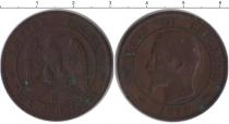 Продать Монеты Франция 10 сентим 1856 Медь
