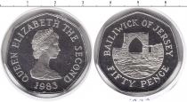 Продать Монеты Остров Джерси 50 пенсов 1983 Серебро