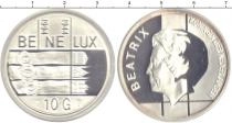 Продать Монеты Бельгия 10 гульденов 1994 Серебро