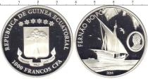 Продать Монеты Экваториальная Гвинея 1000 франков 2014 Серебро