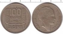 Продать Монеты Алжир 100 динар 1952 Медно-никель