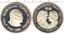 Продать Монеты Тонга 1/2 хау 1981 Серебро