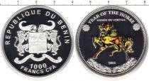 Продать Монеты Бенин 1000 франков 2014 Серебро