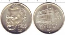 Продать Монеты Словения 200 крон 2003 Серебро