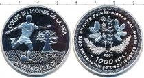 Продать Монеты Западная Африка 1000 франков 2004 Серебро