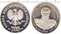 Продать Монеты Польша 200 злотых 1983 Серебро