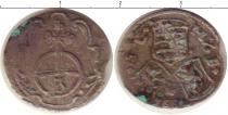 Продать Монеты Саксен-Веймар-Эйзенах 3 пфеннига 1682 Серебро