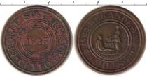 Продать Монеты Цейлон 19 центов 1843 Медь