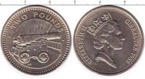 Продать Монеты Гибралтар 2 фунта 1988 Латунь