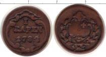 Продать Монеты Швиц 1 рапп 1782 Медь