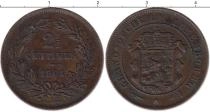 Продать Монеты Люксембург 2 сентима 1901 Бронза