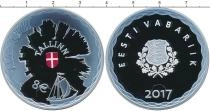 Продать Монеты Эстония 1 евро 2017 Серебро