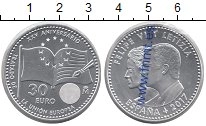 Продать Монеты Испания 30 евро 2017 Серебро