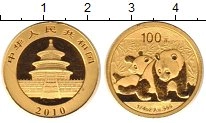Продать Монеты Китай 100 юаней 2010 Золото