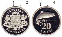 Продать Монеты Латвия 20 лат 2013 Серебро