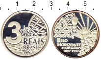 Продать Монеты Бразилия 3 рейса 1997 Серебро