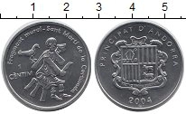 Продать Монеты Андорра 1 сентим 2004 Алюминий