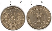 Продать Монеты Французская Западная Африка 10 франков 1980 Латунь