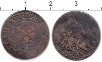 Продать Монеты Франция 2 торнуа 1637 Медь