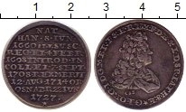Продать Монеты Брауншвайг-Люнебург 1/8 талера 1727 Серебро
