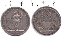 Продать Монеты Вауд 1 франк 1845 Серебро