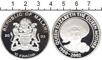Продать Монеты Малави 10 квач 2003 Серебро