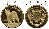 Продать Монеты Сен-Бартельми 1 франк 2018 Латунь