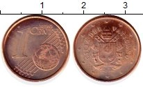 Продать Монеты Ватикан 1 евроцент 2017 Медь