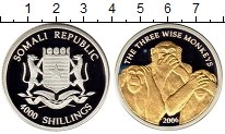 Продать Монеты Сомали 4000 шиллингов 2006 Серебро