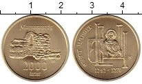 Продать Монеты Венгрия 2000 форинтов 2017 Латунь