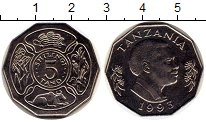 Продать Монеты Танзания 5 тано 1993 Медно-никель