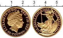 Продать Монеты Великобритания 50 фунтов 1998 Золото