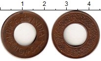 Продать Монеты Индия 1 пайса 1945 Бронза